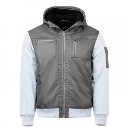 Front - Fabric Mens Fleece Lined Jacket