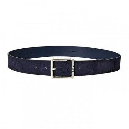Front - Boss Mens Rudy Suede Belt