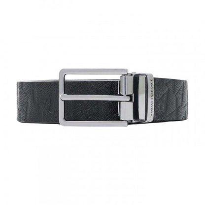 Front - Armani Exchange Leather Belt