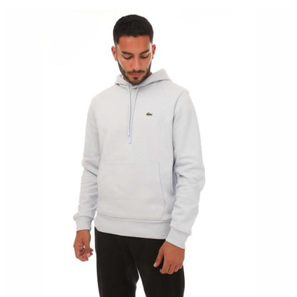 Front - Lacoste Mens Organic Cotton Hoodie