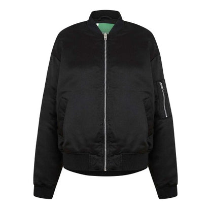 Front - JJXX Womens/Ladies Satin Bomber Jacket