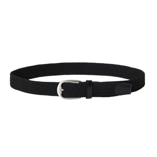 Front - Osprey Mens Sam Plaited Leather Trim Belt