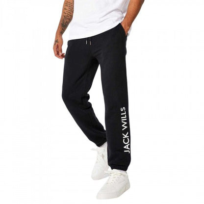 Front - Jack Wills Mens Logo Slim Joggers
