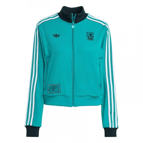 Front - Liverpool FC Womens/Ladies Polyester Long-Sleeved Tracksuit Top