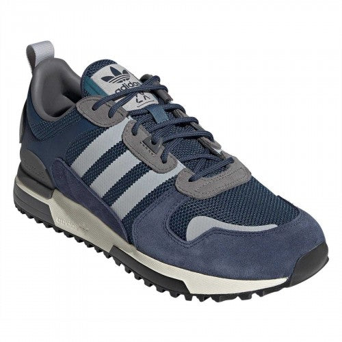 Front - Adidas Mens ZX 700 HD Suede Low Trainers