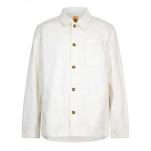 Front - Timberland Mens Canvas Field Jacket