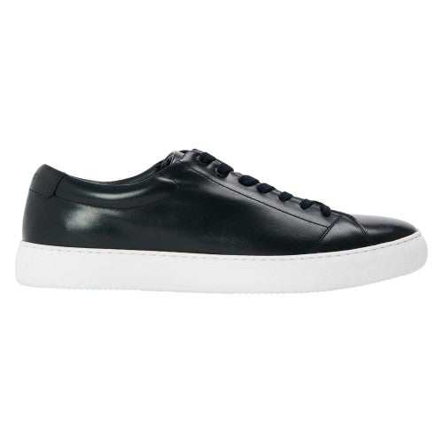 Front - Boss Mens Enlight Leather Low Trainers