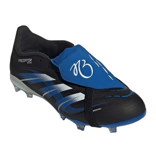 Front - Adidas Childrens/Kids Predator League Fold Over Folded Tongue Firm Ground Football Boots