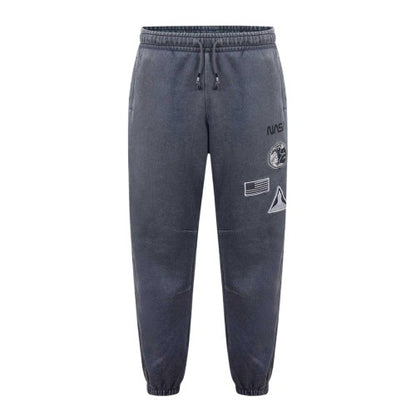 Front - NASA Mens Washed NASA Slim Joggers