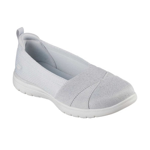 Front - Skechers Womens/Ladies Flex Slip-on Trainers