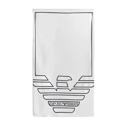 Front - Emporio Armani EA7 Woven Beach Towel