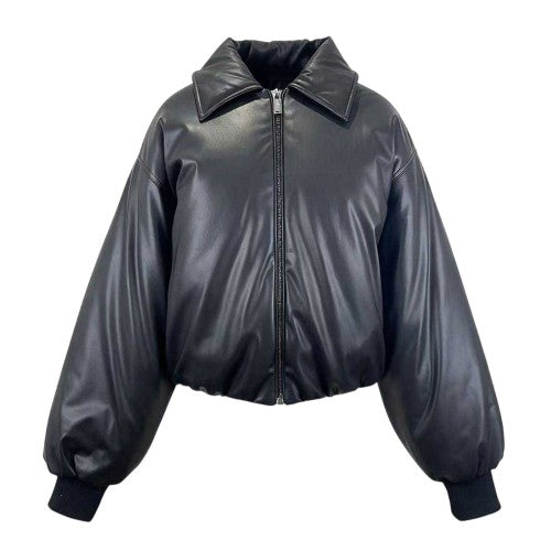 Front - Kangol Womens/Ladies Plain Ribbed Cuff Bomber Jacket