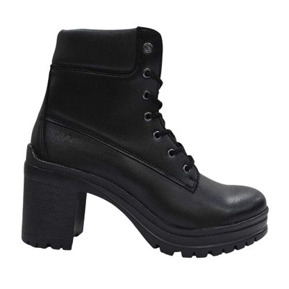Front - Jack Wills Womens/Ladies Fada Leather High Heel Ankle Boots