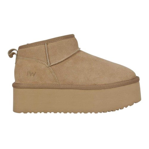 Front - Jack Wills Womens/Ladies Suede Platform Ankle Boots