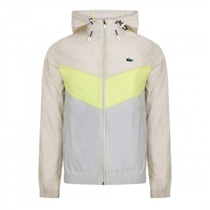 Front - Lacoste Mens Anorak Colour Block Blouson Jacket
