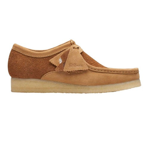 Front - Clarks Originals Mens Wallabee Suede Boat Shoes
