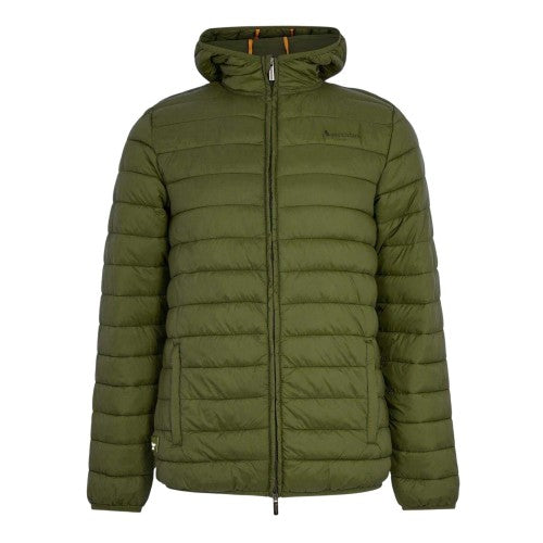 Front - Aquascutum Mens Logo Puffer Jacket