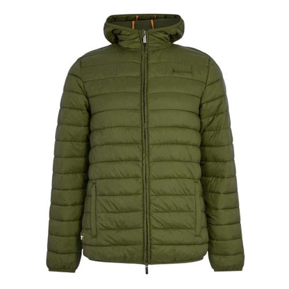 Front - Aquascutum Mens Logo Puffer Jacket