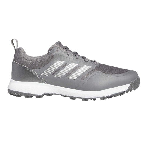 Front - Adidas Mens Tech 3 Stripes Spikeless Golf Shoes