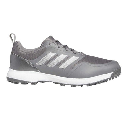 Front - Adidas Mens Tech 3 Stripes Spikeless Golf Shoes
