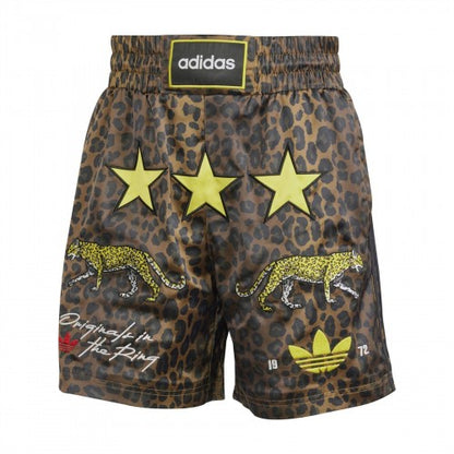 Front - Adidas Mens Originals Fleece All-Over Print Boxer Shorts