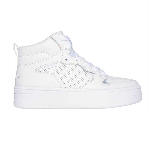Front - Skechers Childrens/Kids Court High Top Trainers