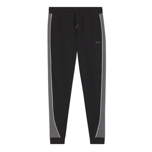 Front - Boss Mens Side Stripe Tracksuit Bottoms