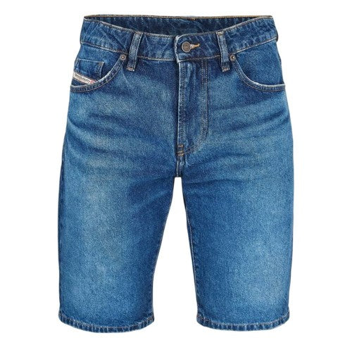 Front - Diesel Mens D-Fin Denim Slim Shorts