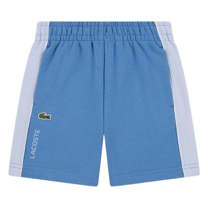 Front - Lacoste Childrens/Kids Fleece Colour Block Shorts