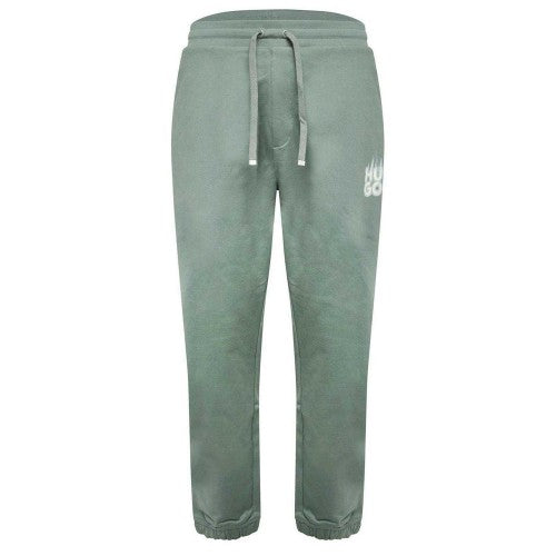 Front - Hugo Mens Dilbero Smoke Logo Tapered Tracksuit Bottoms