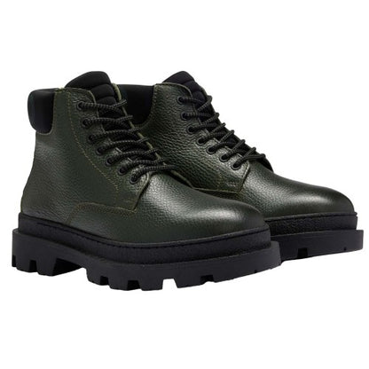 Front - Hugo Mens Graham Leather Ankle Boots