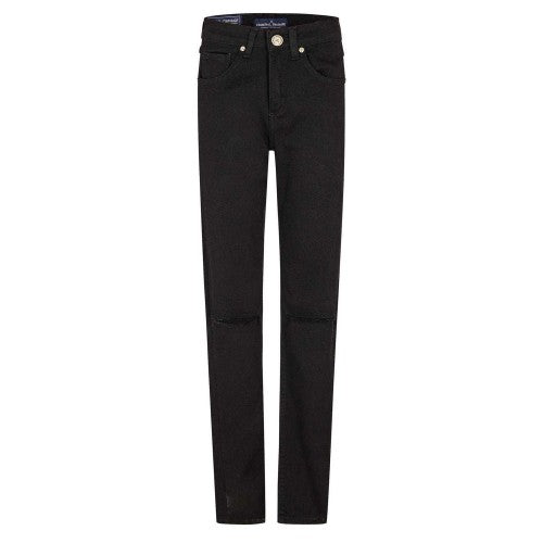 Front - Criminal Damage Mens SOS Ripped Skinny Jeans