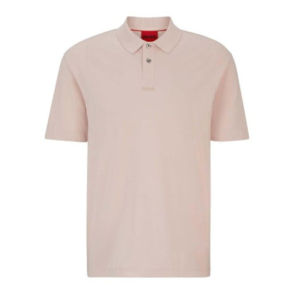 Front - Hugo Mens Dangula Print Logo Polo Shirt