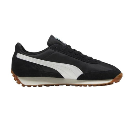 Front - Puma Mens Easy Rider Vintage Leather Low Trainers