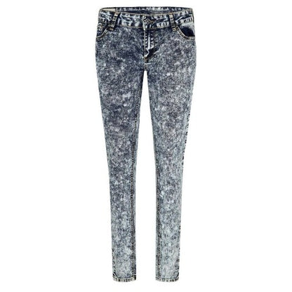 Front - Criminal Damage Womens/Ladies Faded Super Skinny Jeans