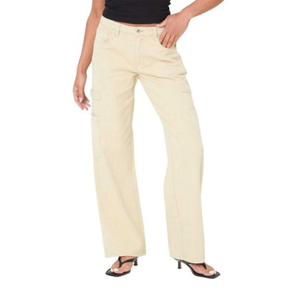 Front - I Saw It First Womens/Ladies Fashion Cargo Jeans