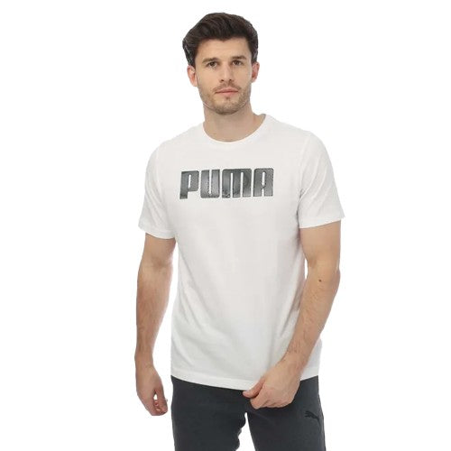 Front - Puma Mens Sportstyle Logo T-Shirt