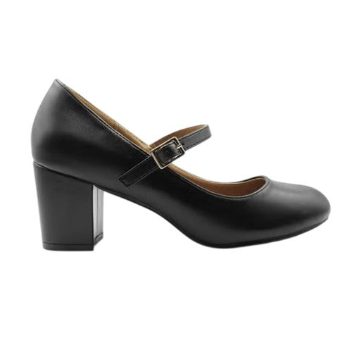 Front - Where´s That From Womens/Ladies Block Heel Mary Janes