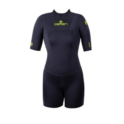 Front - O´Brien Womens/Ladies Zipped Tight Wetsuit
