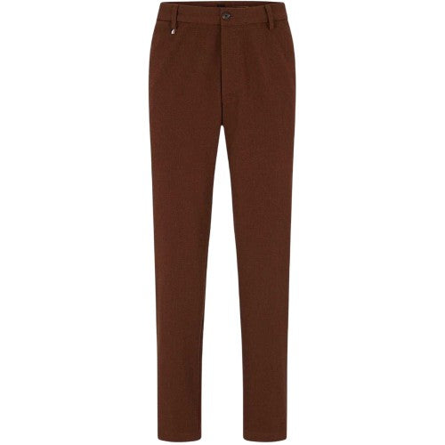 Front - Boss Mens Kane Logo Slim Trousers