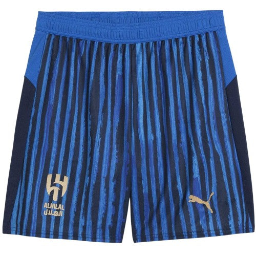 Front - Puma Mens KidsSuper 25/26 Al-Hilal Saudi FC Football Shorts