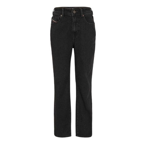 Front - Diesel Womens/Ladies 5 Pockets Straight Leg Jeans