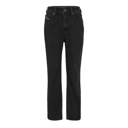 Front - Diesel Womens/Ladies 5 Pockets Straight Leg Jeans