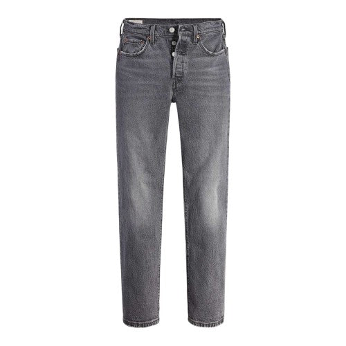Front - Levis Womens/Ladies 501 Original Straight Leg Jeans