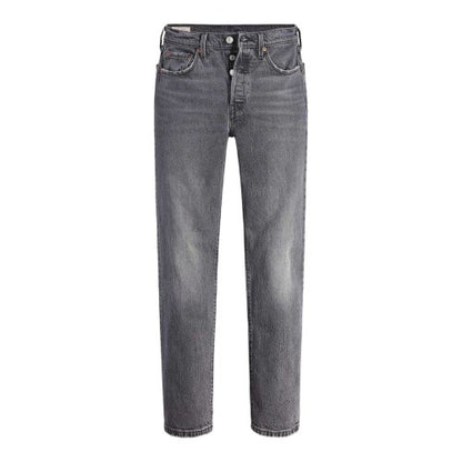 Front - Levis Womens/Ladies 501 Original Straight Leg Jeans