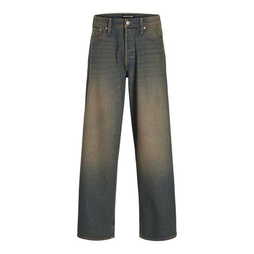 Front - Jack And Jones Mens 083 Denim Fade Skinny Jeans