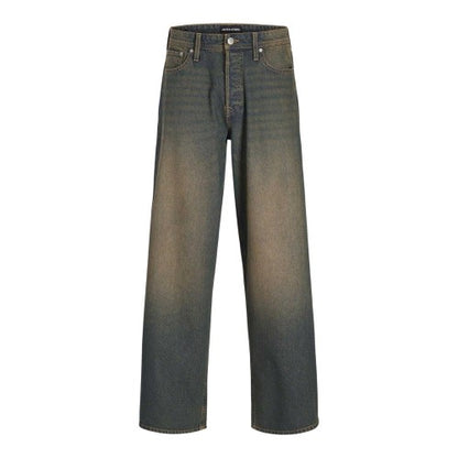 Front - Jack And Jones Mens 083 Denim Fade Skinny Jeans