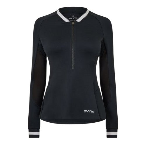 Front - Skins Womens/Ladies Quarter Zip Base Layer Top