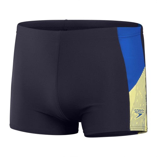 Front - Speedo Mens Dive Splash Swim Shorts