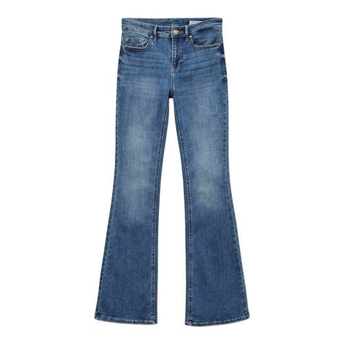 Front - Vero Moda Womens/Ladies Li347 Denim Flared Jeans